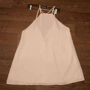 White chiffon dress